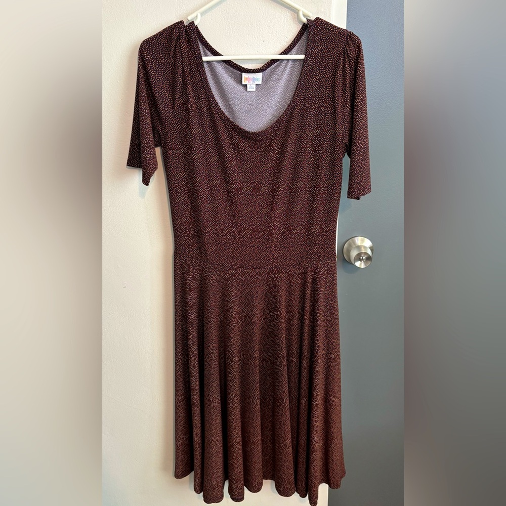 LulaRoe Nicole dress Large (EUC)